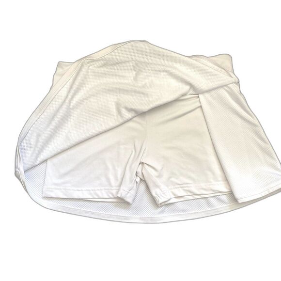 Adidas Aeroready Club Skirt Tennis Golf Skort White Preppy Athleisure Size‎ XL - Picture 3 of 7